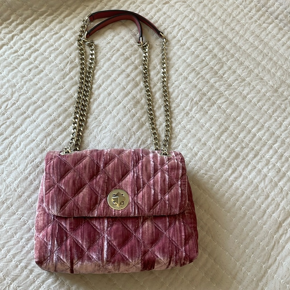Natalia Crushed Velvet small flap crossbody 🎀